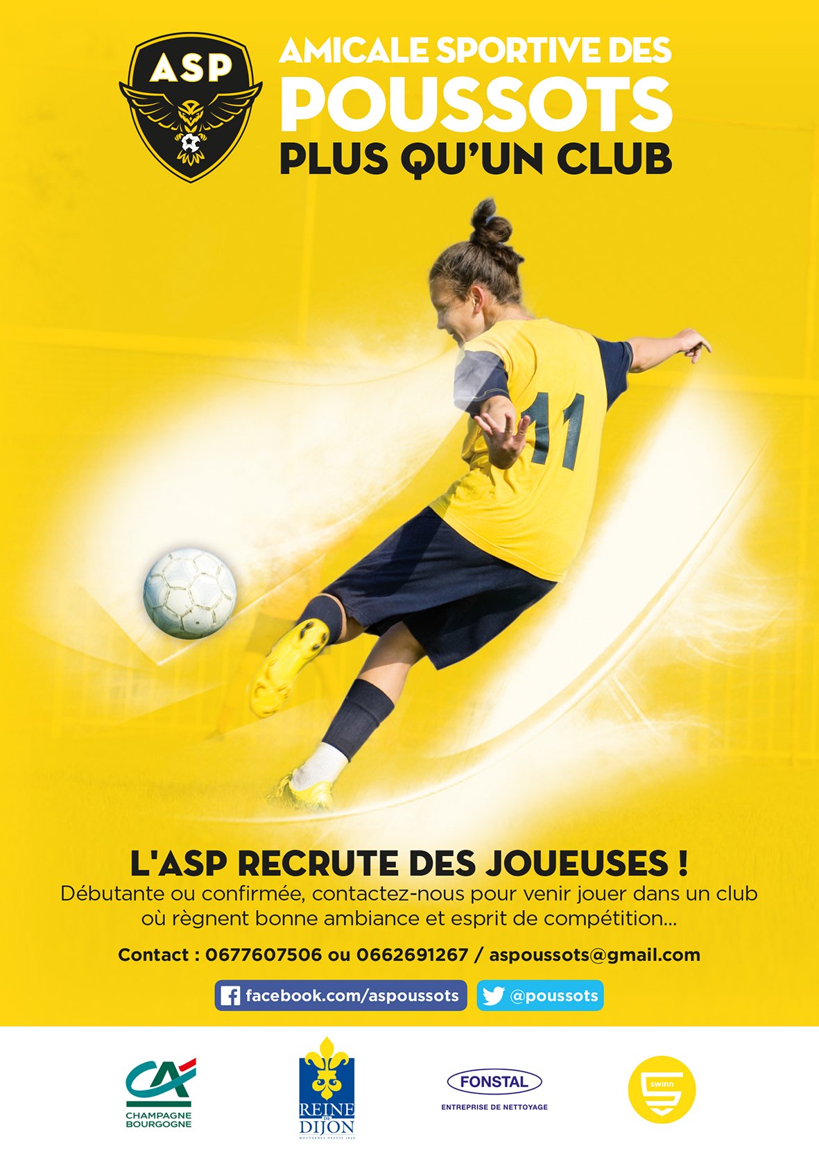 affiche foot féminin